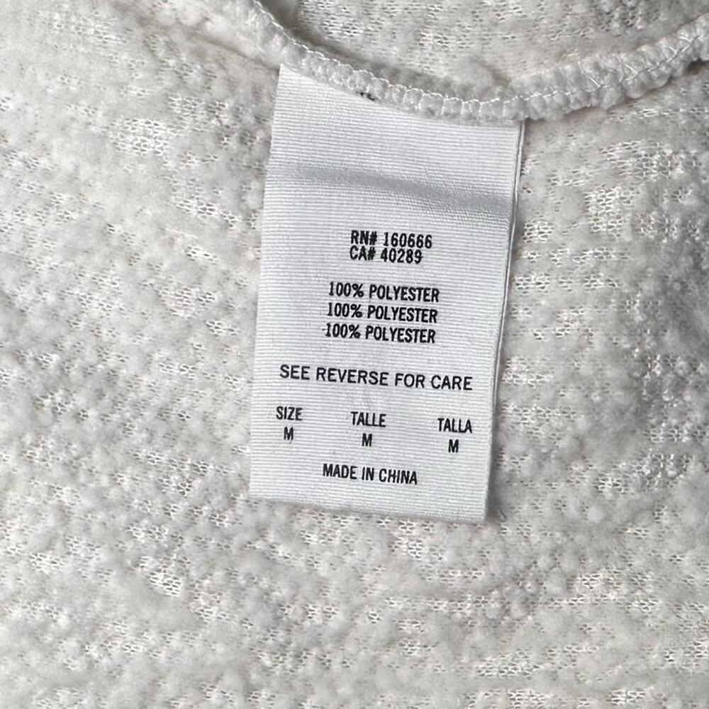 New Era New York Giants Cream Athletic Sherpa Full-Zip Bomber Jacket Women’s Med - Picture 12 of 13